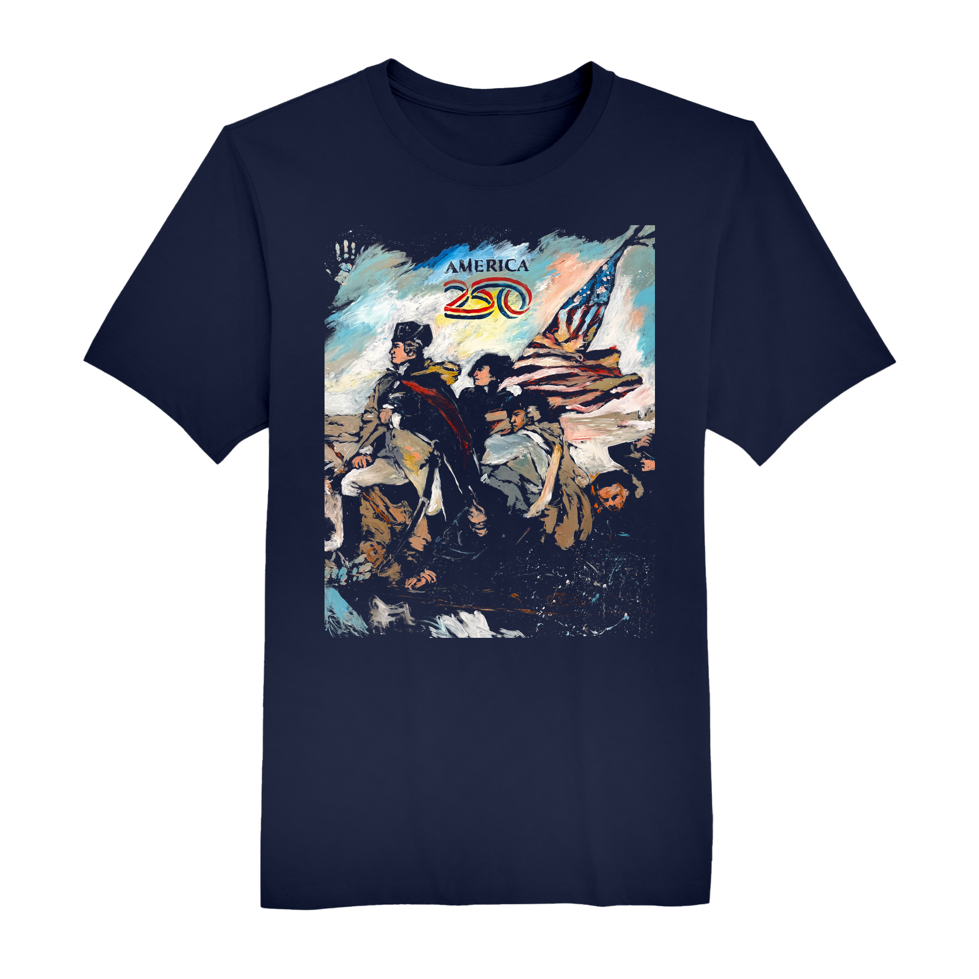 Mens Small Navy Short Sleeve Tee