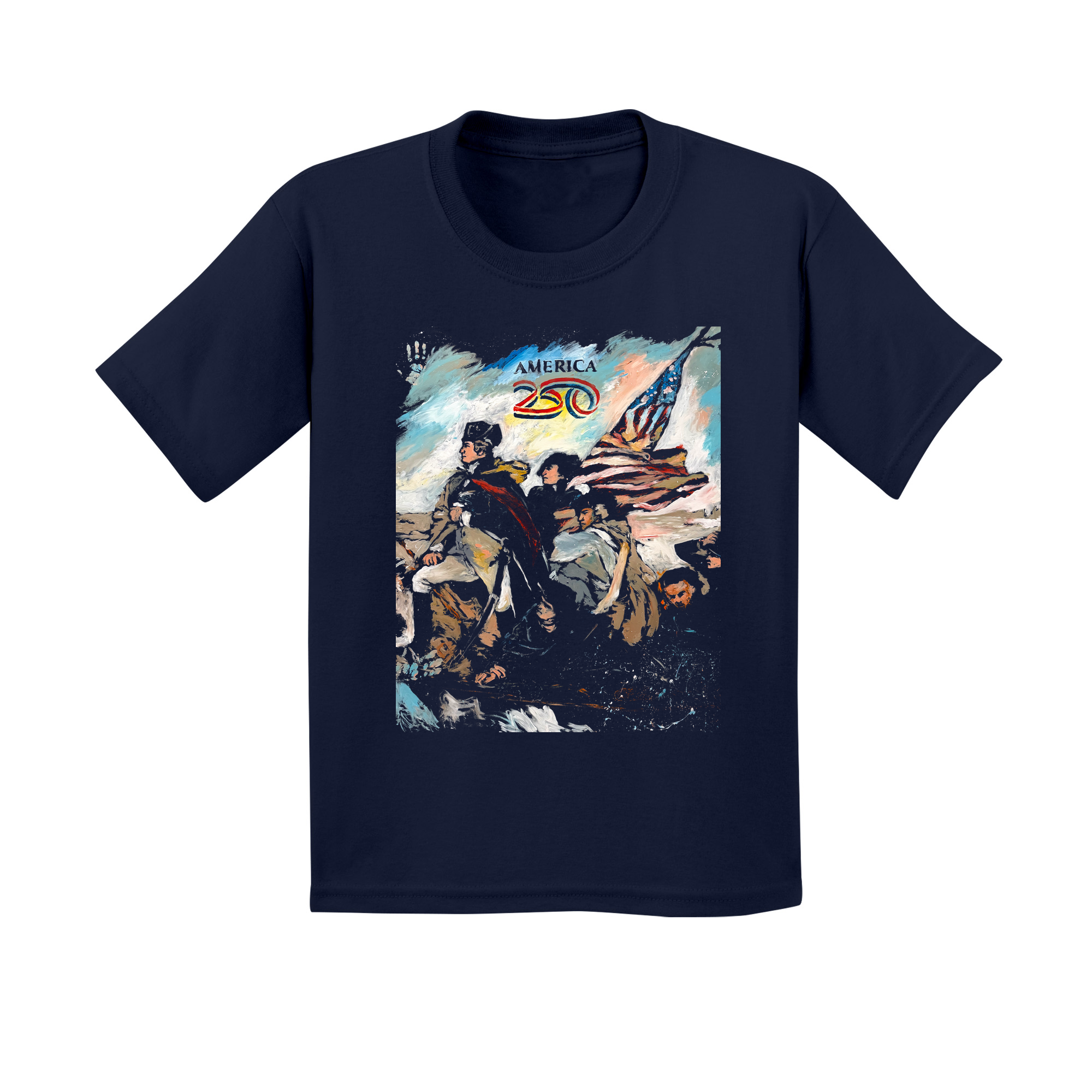 Kids Small Navy Style_T-Shirt