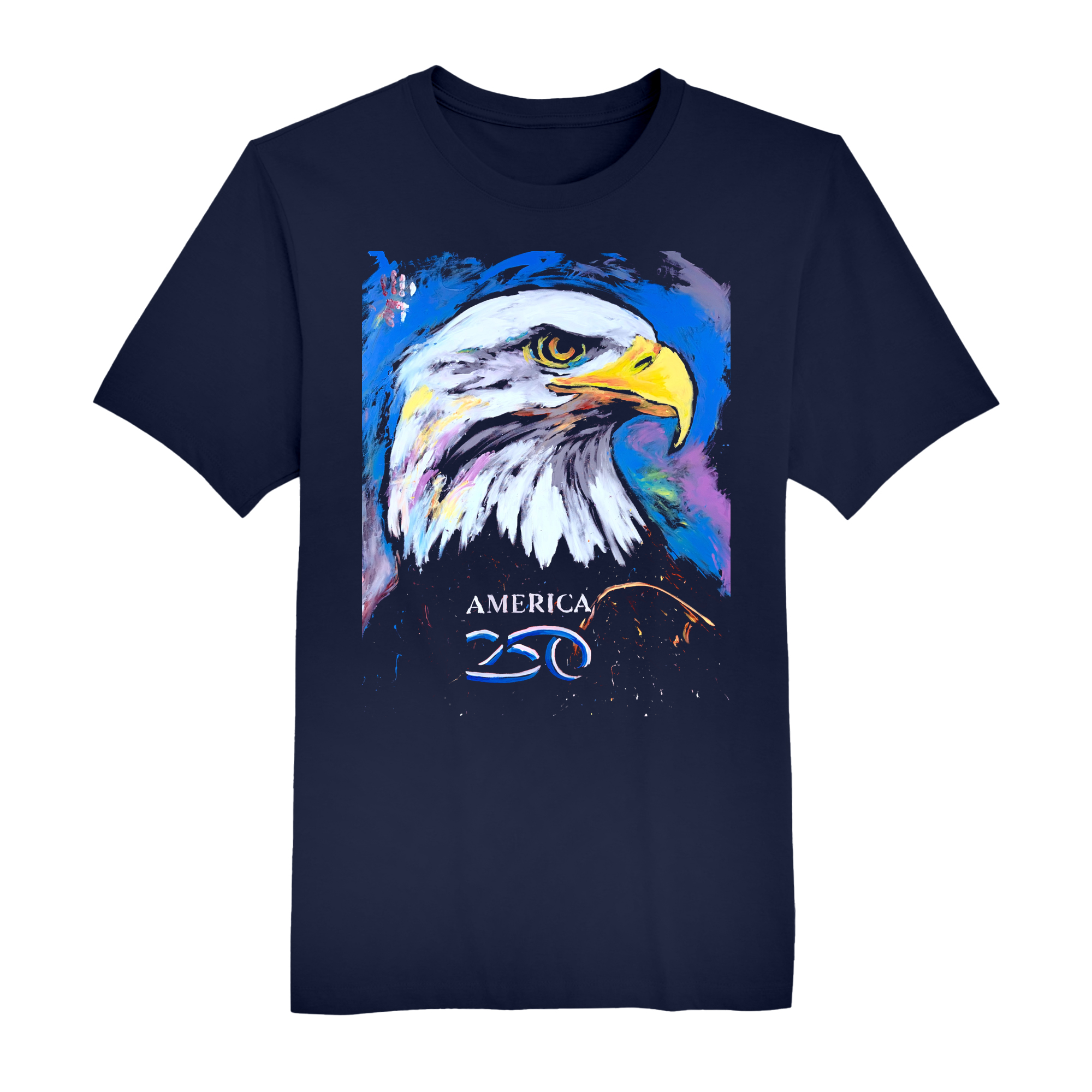 Mens Small Navy Short Sleeve Tee