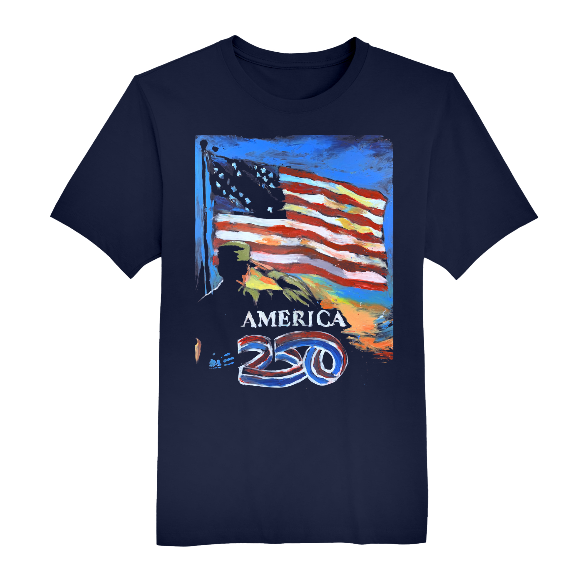 Mens Small Navy Short Sleeve Tee