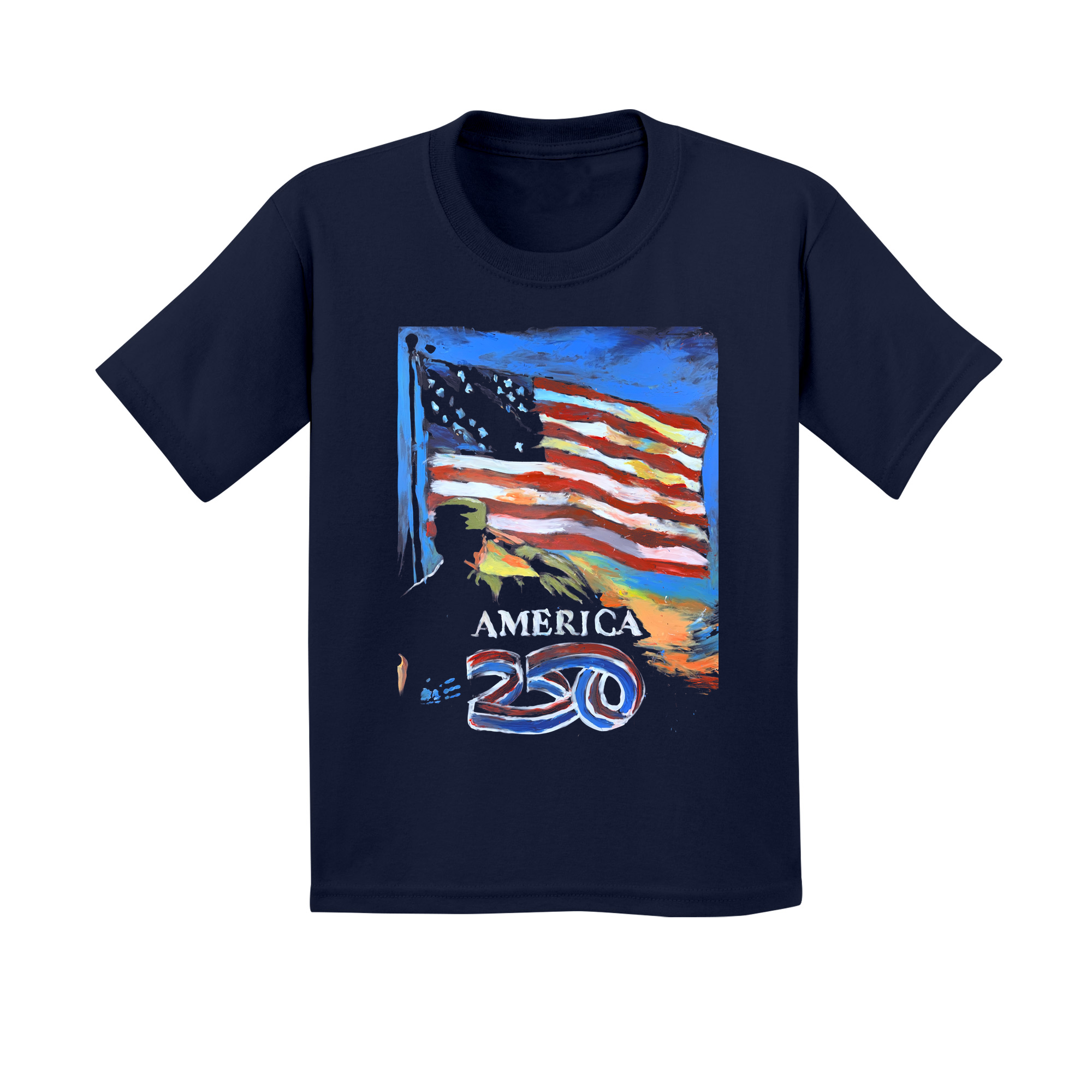 Kids Small Navy Style_T-Shirt