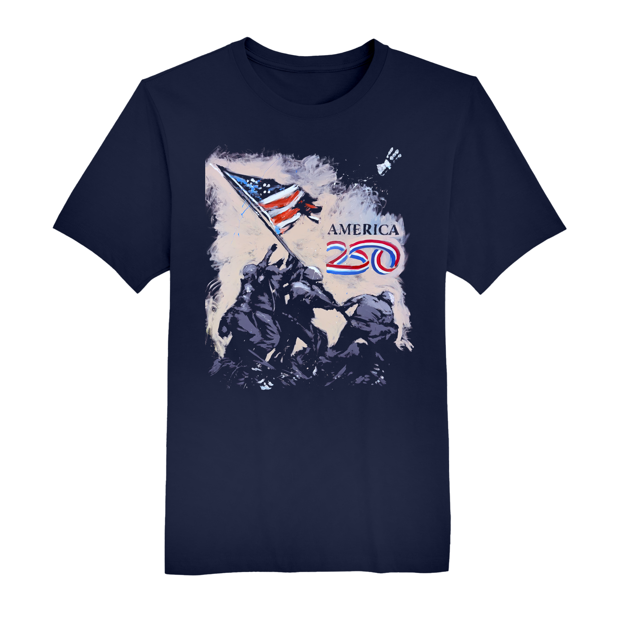 Mens Small Navy Short Sleeve Tee