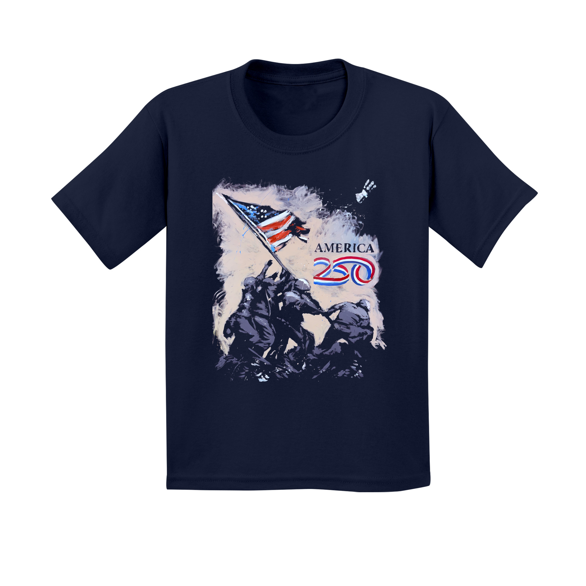 Kids Small Navy Style_T-Shirt