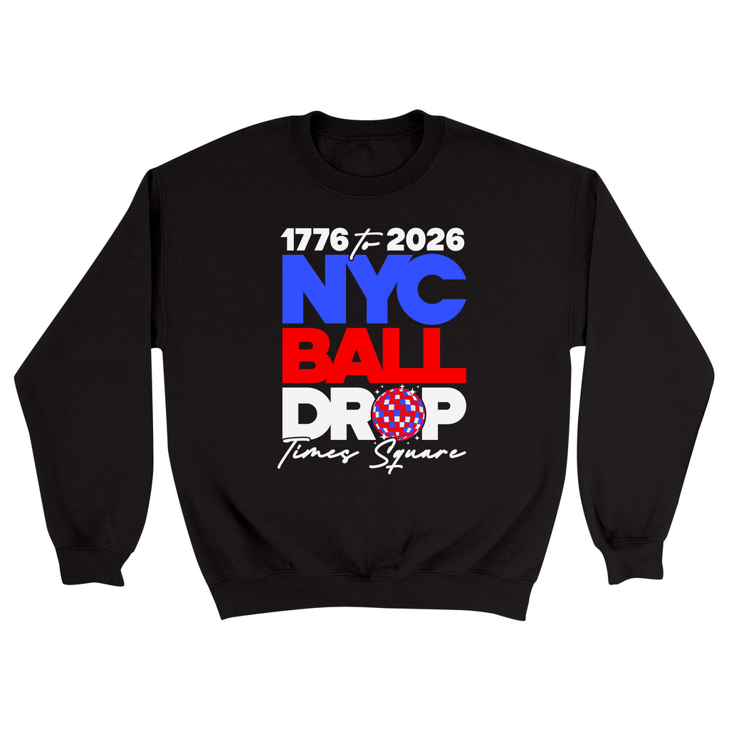 Unisex Small Black Crewneck Sweatshirt
