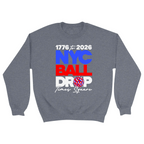 Unisex Small Dark Ash Crewneck Sweatshirt