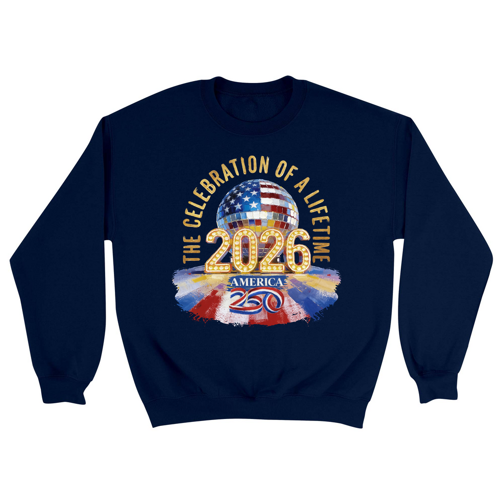 Unisex Small Navy Crewneck Sweatshirt