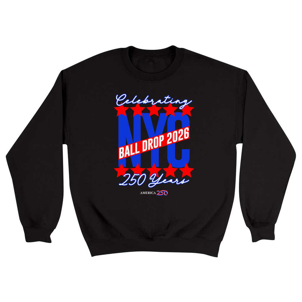 Unisex Small Black Crewneck Sweatshirt