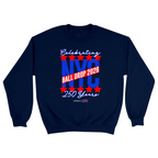 Unisex Small Navy Crewneck Sweatshirt