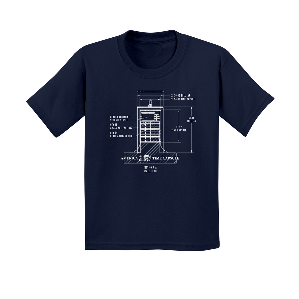 Kids Small Navy Style_T-Shirt
