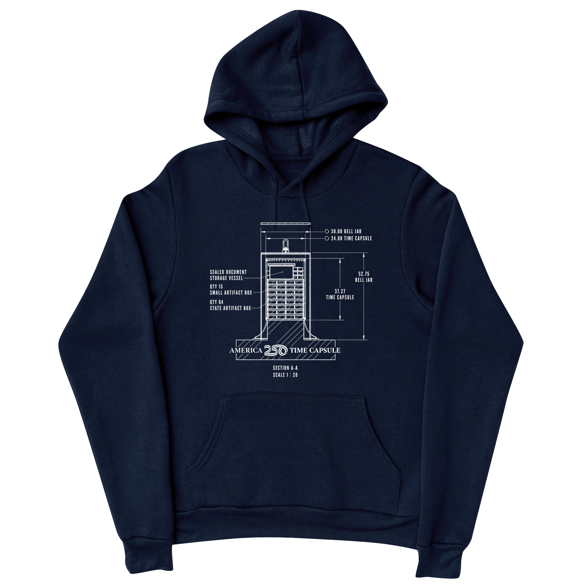 Mens Small Navy Style_Hoodie