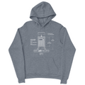 Mens Small Dark Ash Style_Hoodie