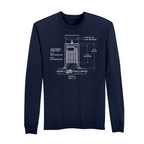 Mens Small Strong Navy Style_Long Sleeve