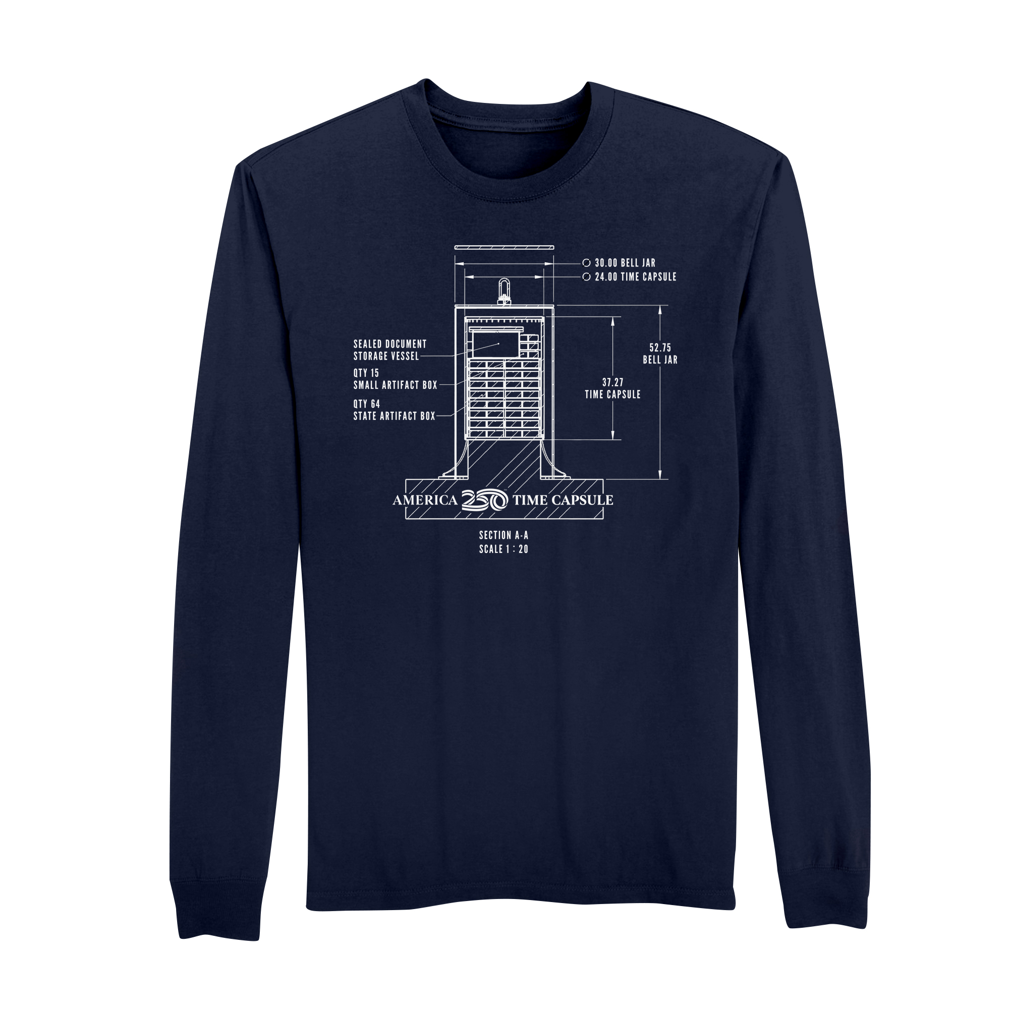 Mens Small Strong Navy Style_Long Sleeve