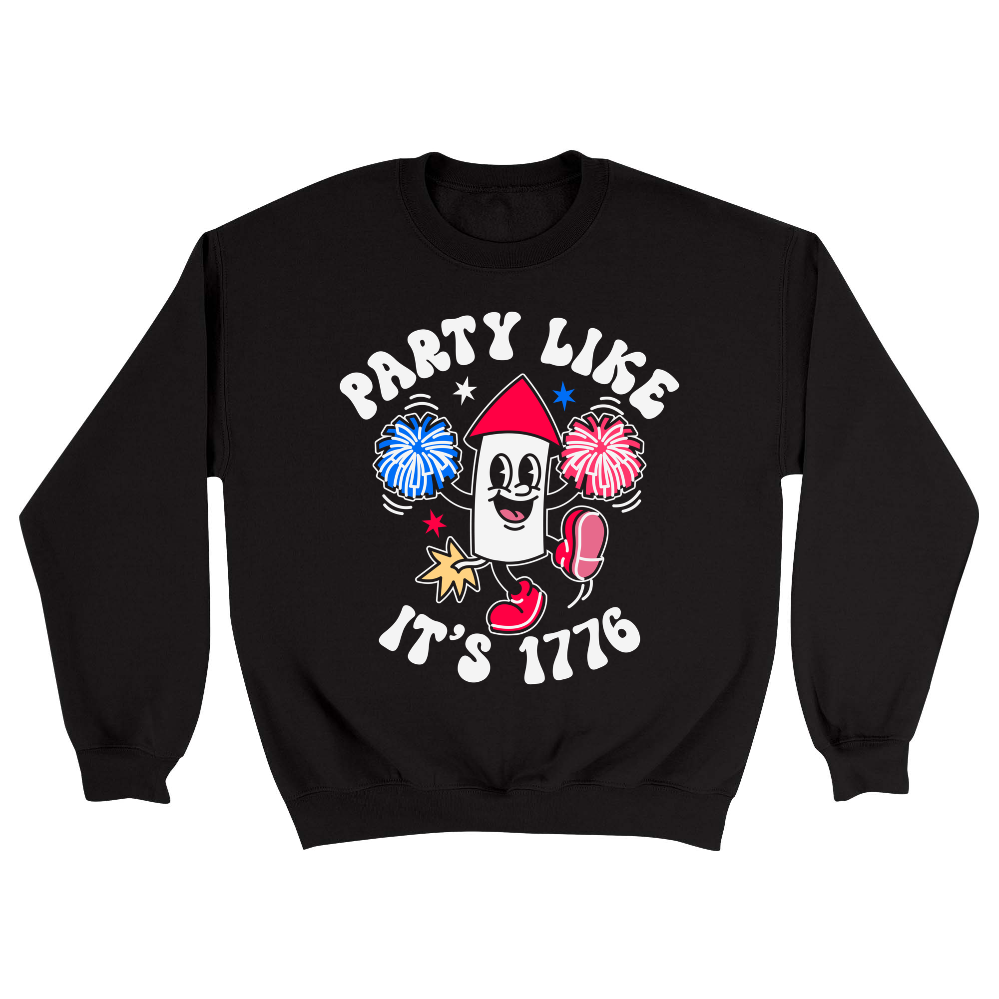 Unisex Small Black Crewneck Sweatshirt