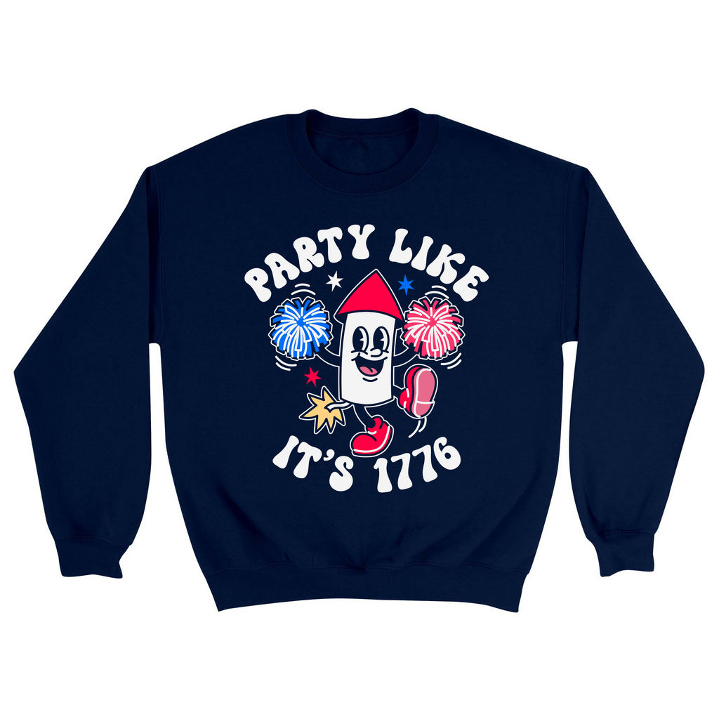 Unisex Small Navy Crewneck Sweatshirt