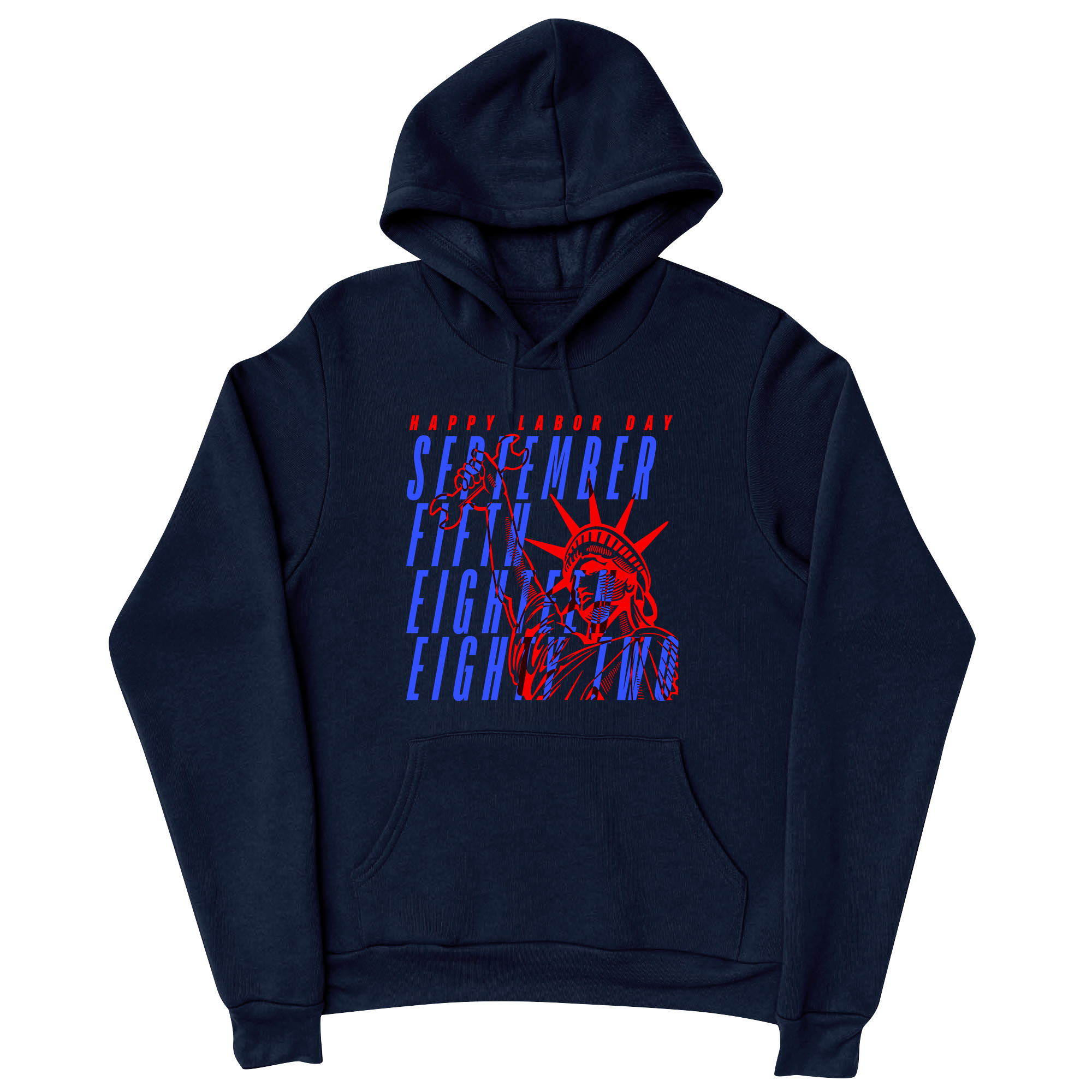 Mens Small Navy Style_Hoodie