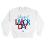 Unisex Small White Crewneck Sweatshirt