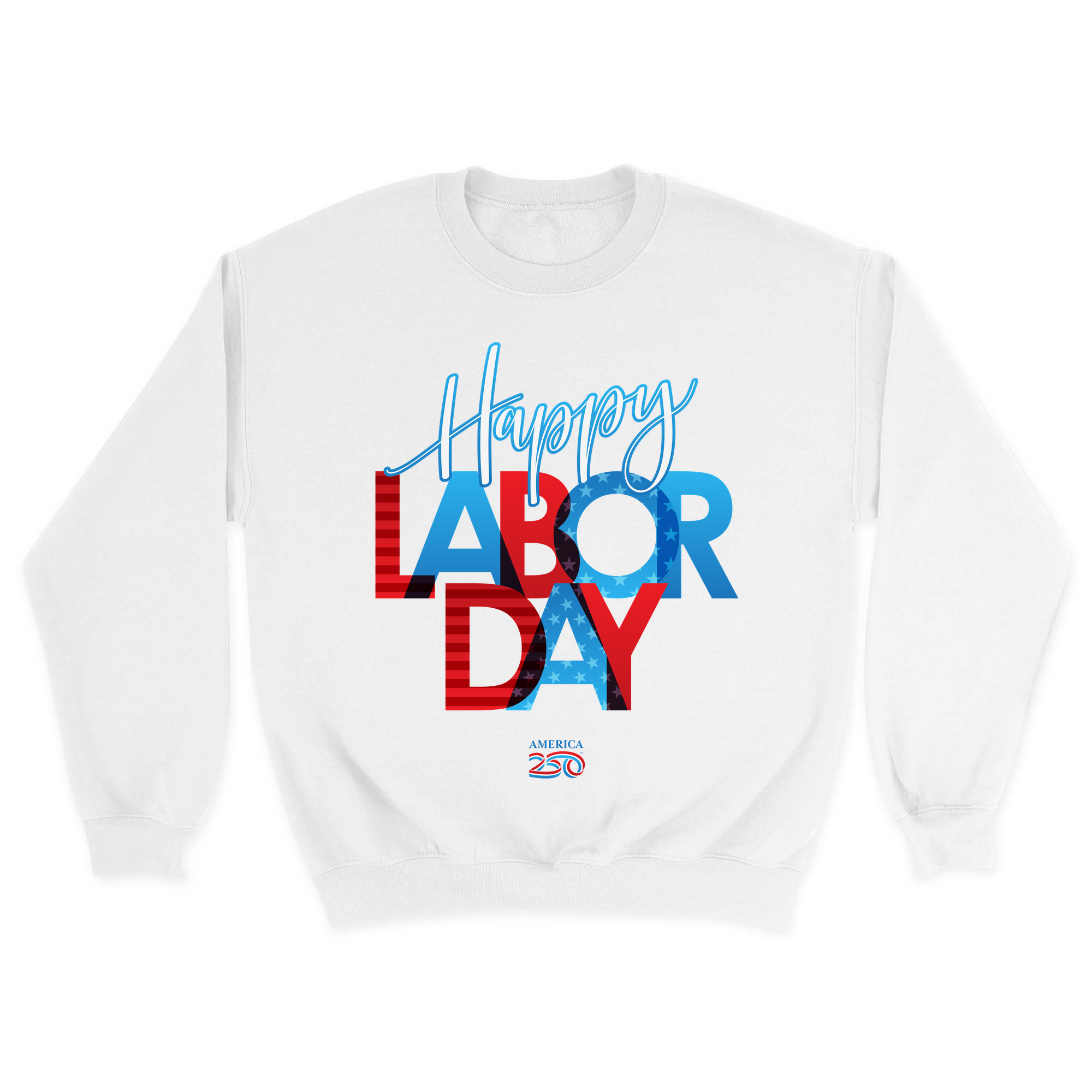 Unisex Small White Crewneck Sweatshirt