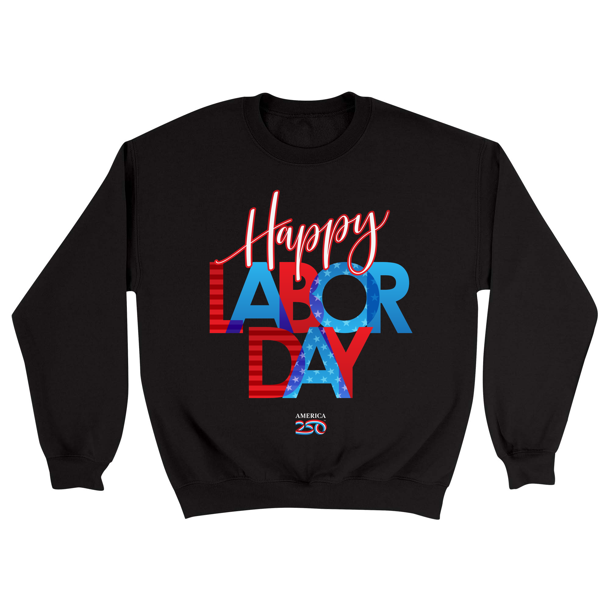 Unisex Small Black Crewneck Sweatshirt