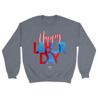 Unisex Small Dark Ash Crewneck Sweatshirt