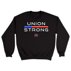 Unisex Small Black Crewneck Sweatshirt