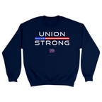 Unisex Small Navy Crewneck Sweatshirt