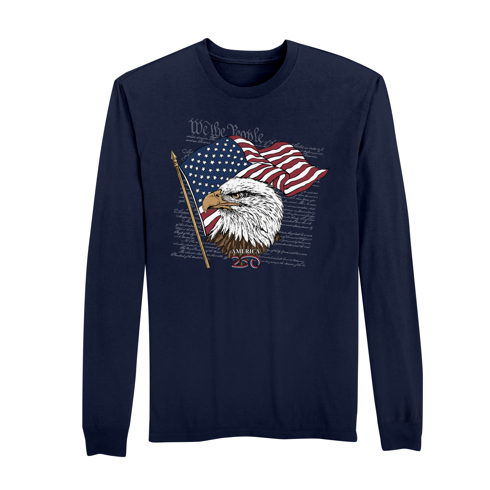 Mens Small Strong Navy Style_Long Sleeve