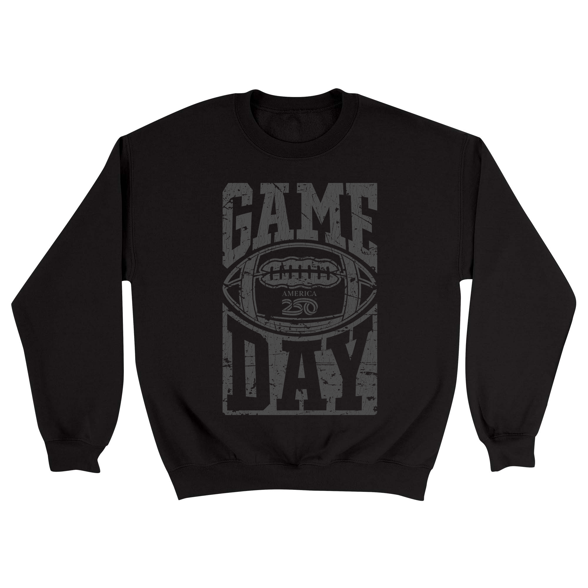 Unisex Small Black Crewneck Sweatshirt