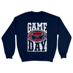 Unisex Small Navy Crewneck Sweatshirt