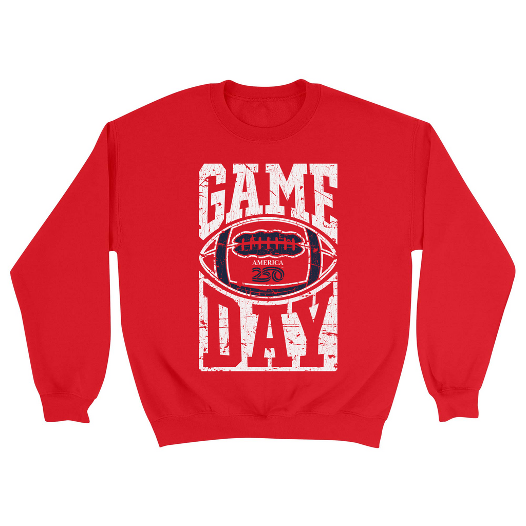 Unisex Small Red Crewneck Sweatshirt