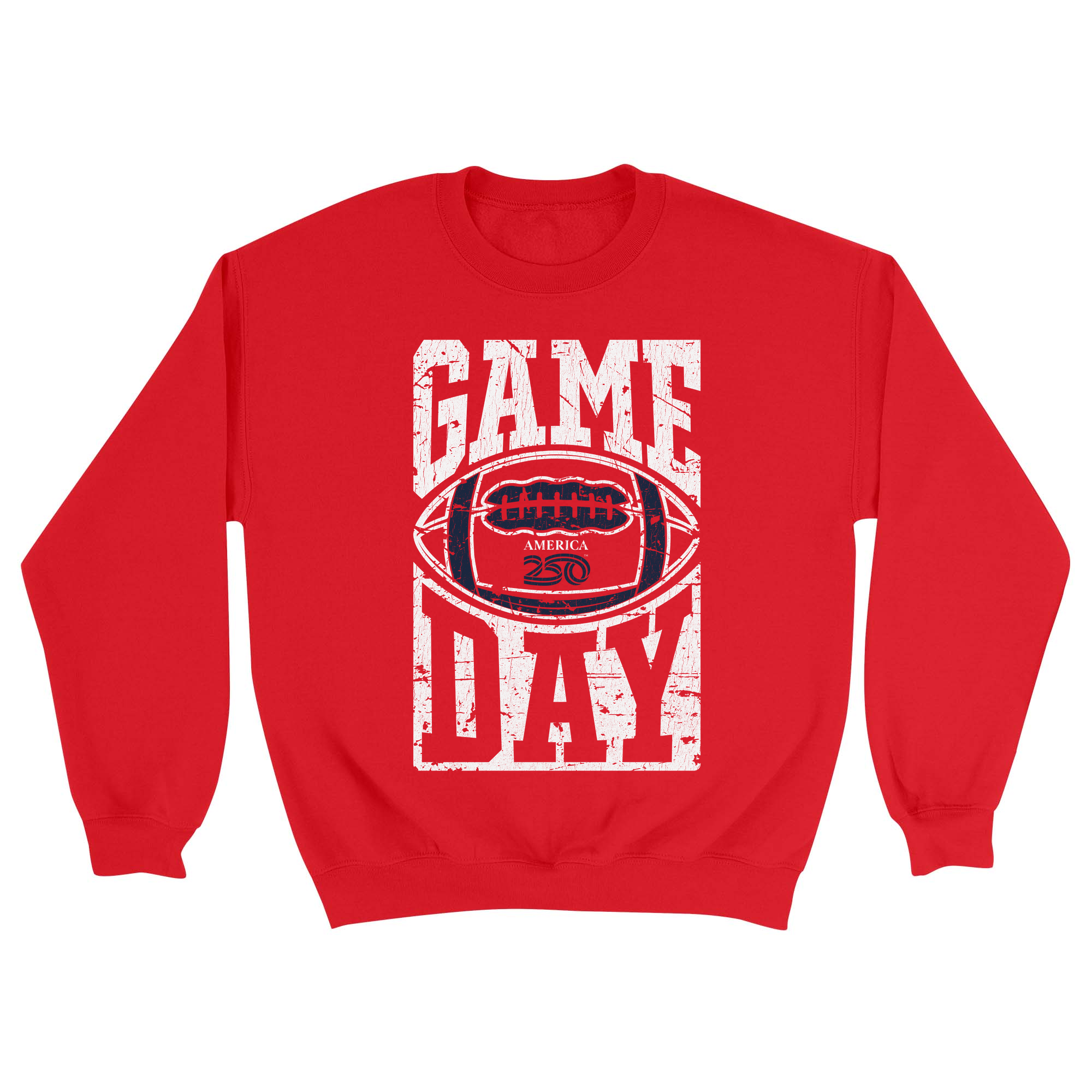 Unisex Small Red Crewneck Sweatshirt