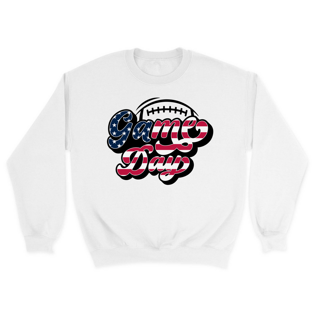 Unisex Small White Crewneck Sweatshirt