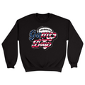 Unisex Small Black Crewneck Sweatshirt