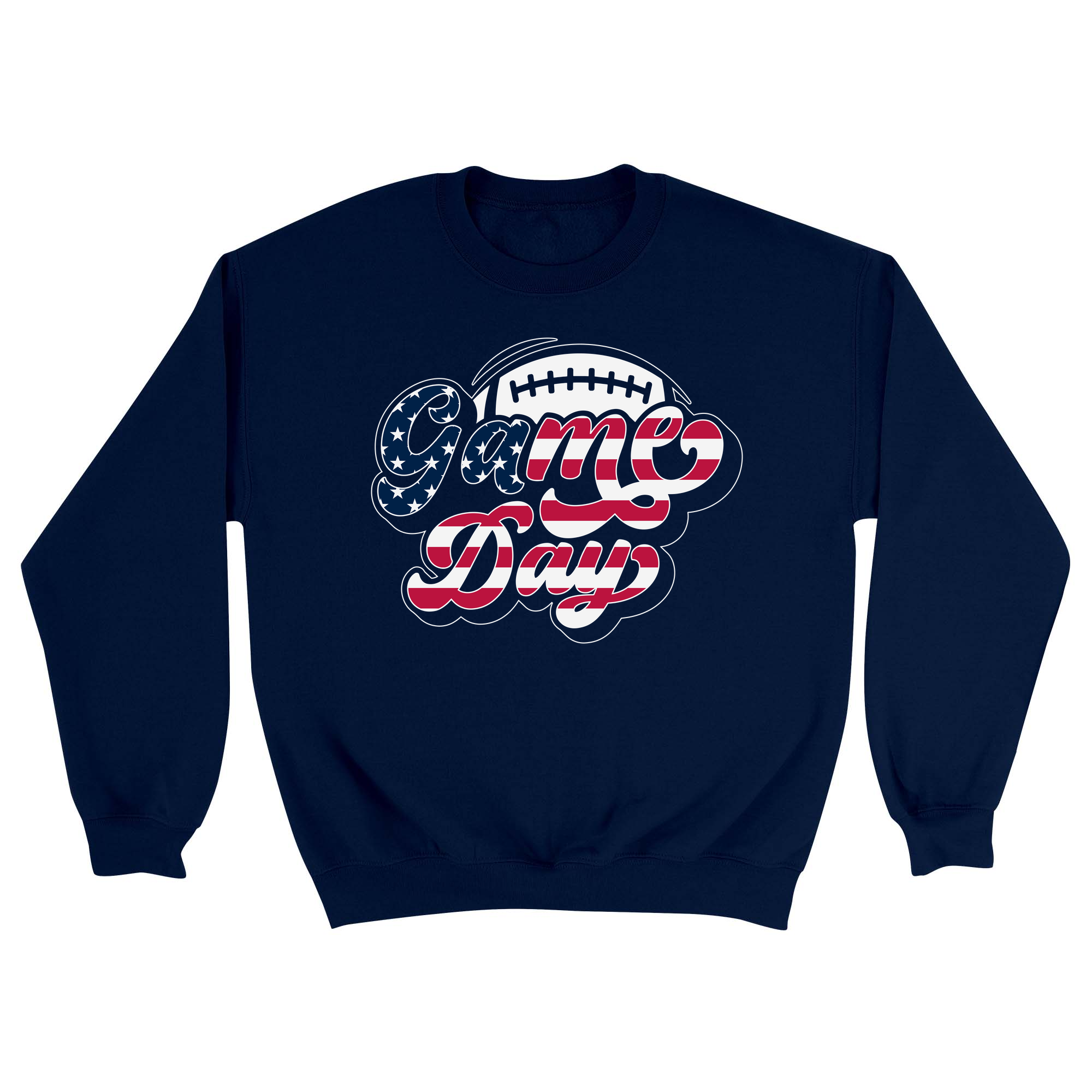 Unisex Small Navy Crewneck Sweatshirt