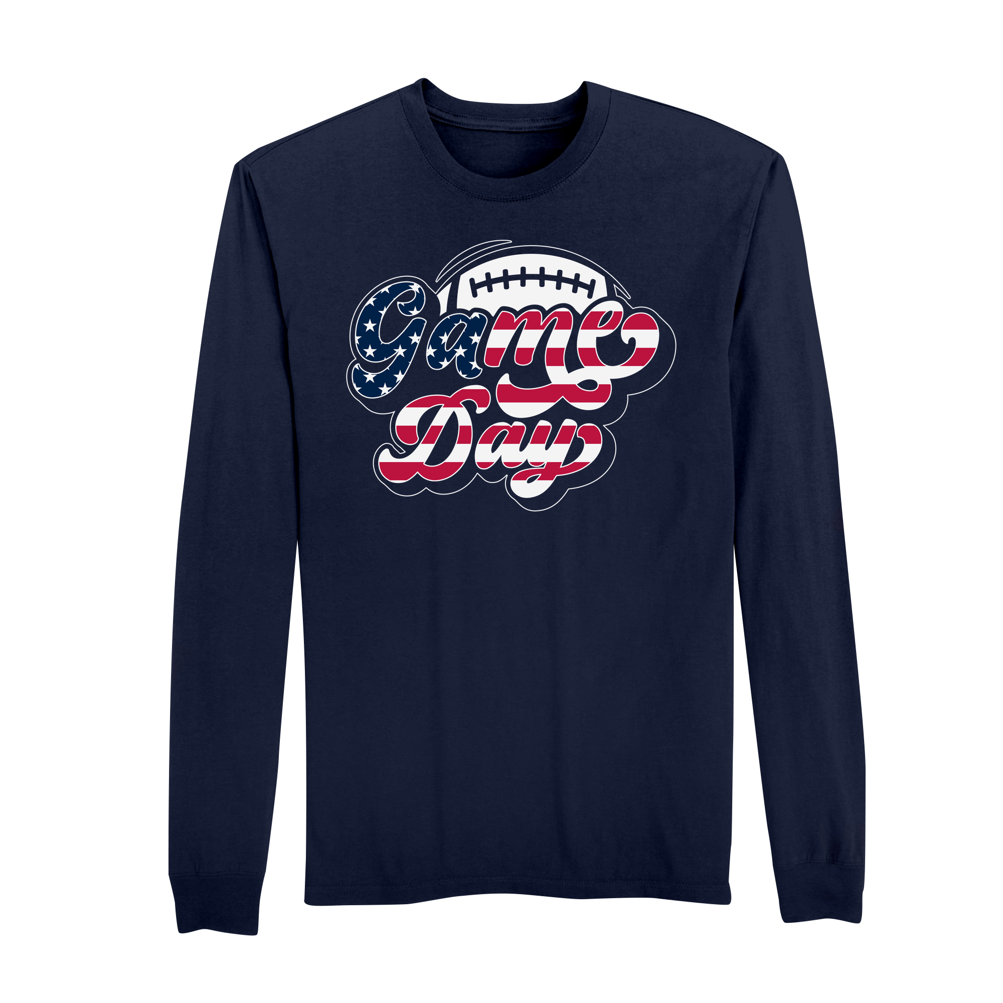 Mens Small Strong Navy Style_Long Sleeve