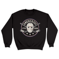 Unisex Small Black Crewneck Sweatshirt