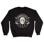 Unisex Small Black Crewneck Sweatshirt