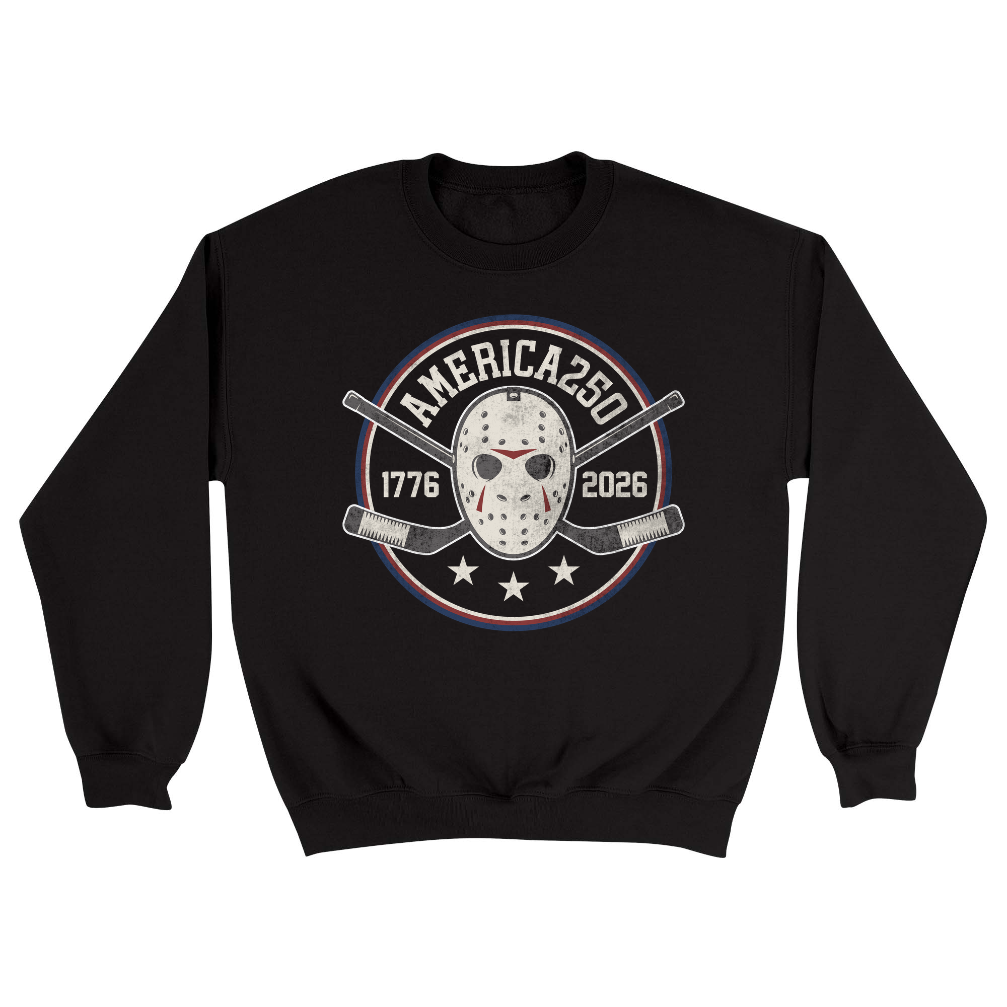 Unisex Small Black Crewneck Sweatshirt