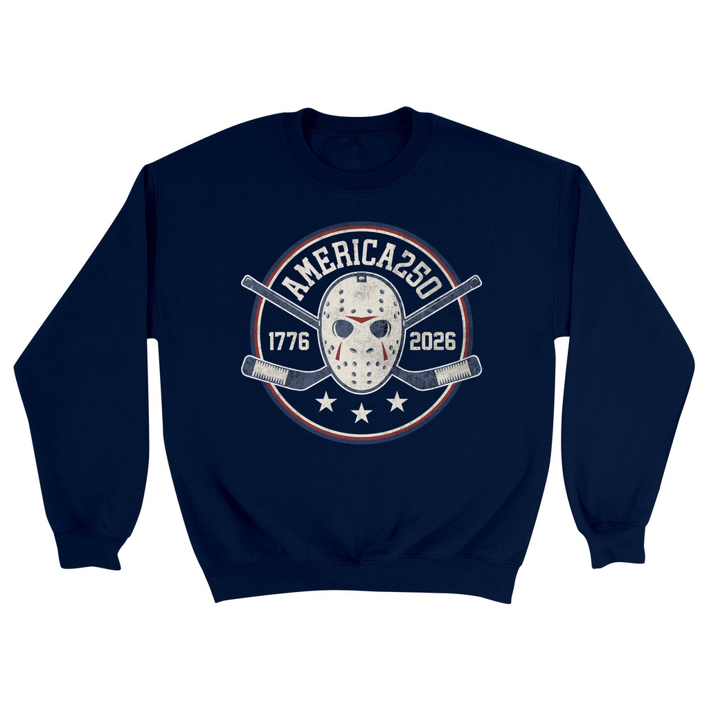 Unisex Small Navy Crewneck Sweatshirt