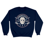 Unisex Small Navy Crewneck Sweatshirt