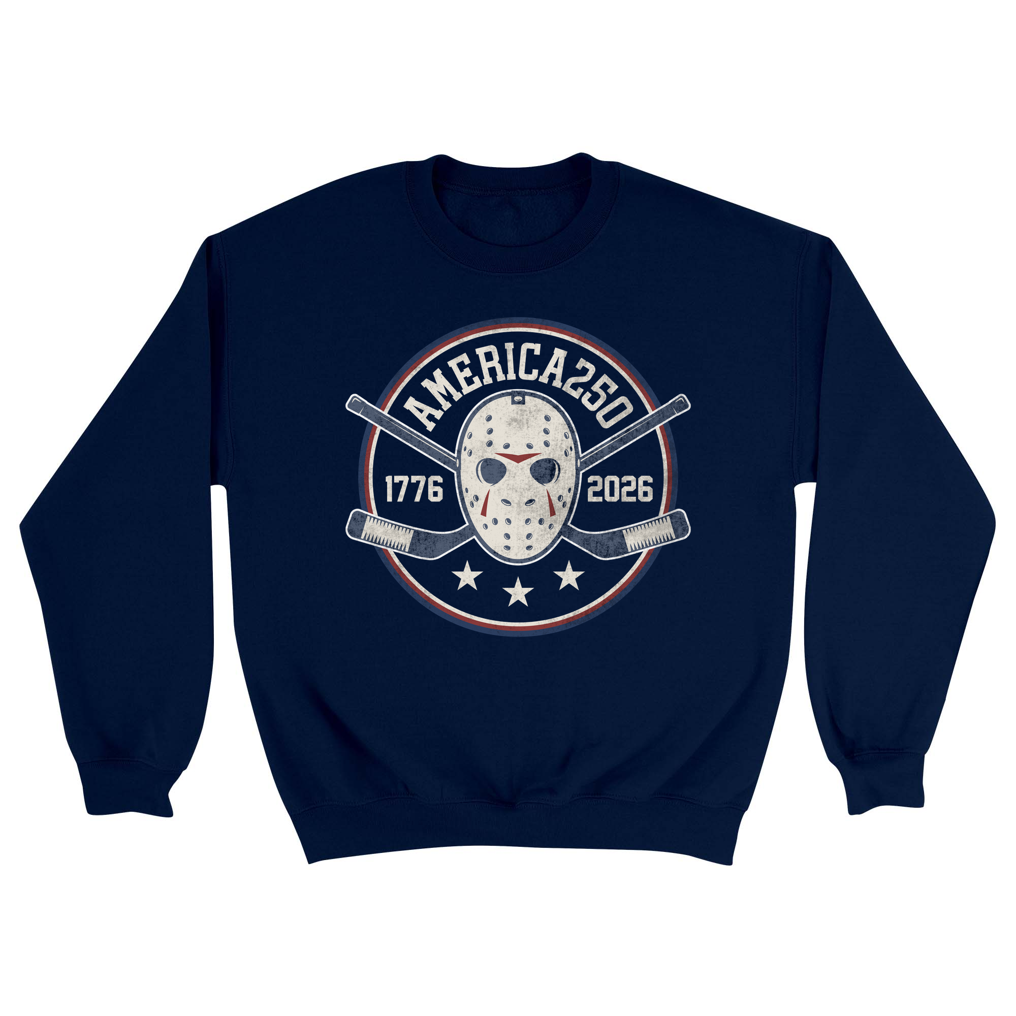 Unisex Small Navy Crewneck Sweatshirt