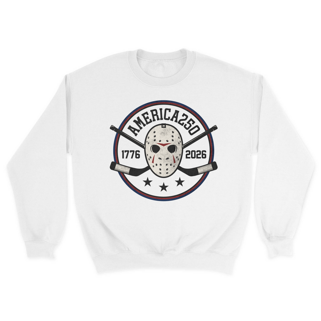 Unisex Small White Crewneck Sweatshirt