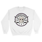 Unisex Small White Crewneck Sweatshirt