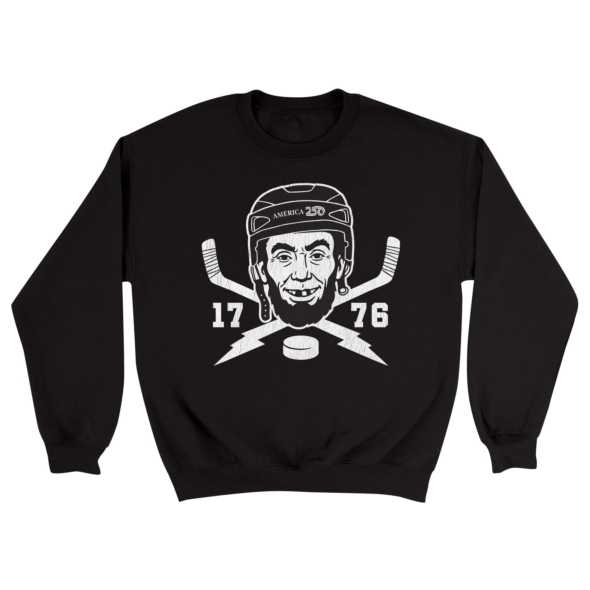 Unisex Small Black Crewneck Sweatshirt