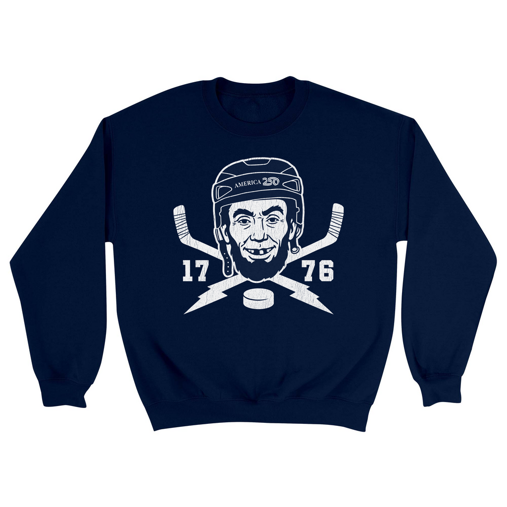 Unisex Small Navy Crewneck Sweatshirt