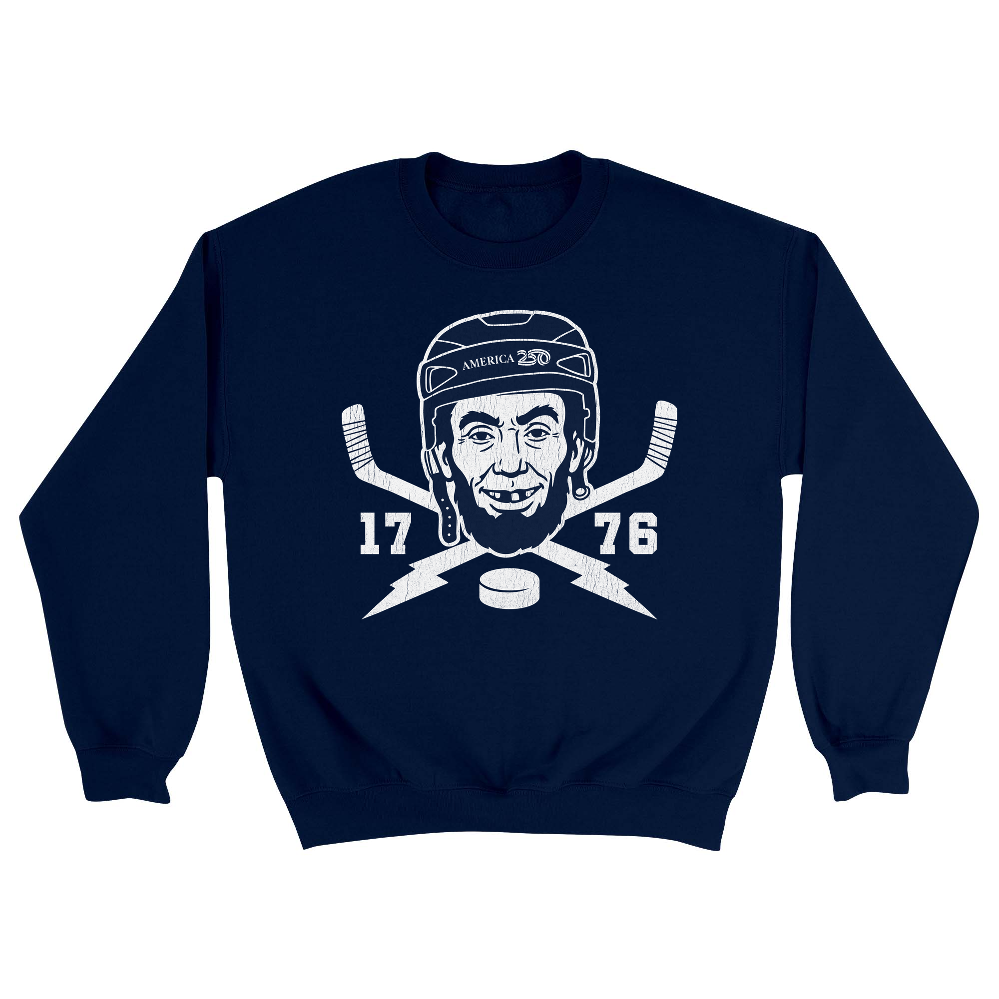 Unisex Small Navy Crewneck Sweatshirt