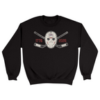 Unisex Small Black Crewneck Sweatshirt