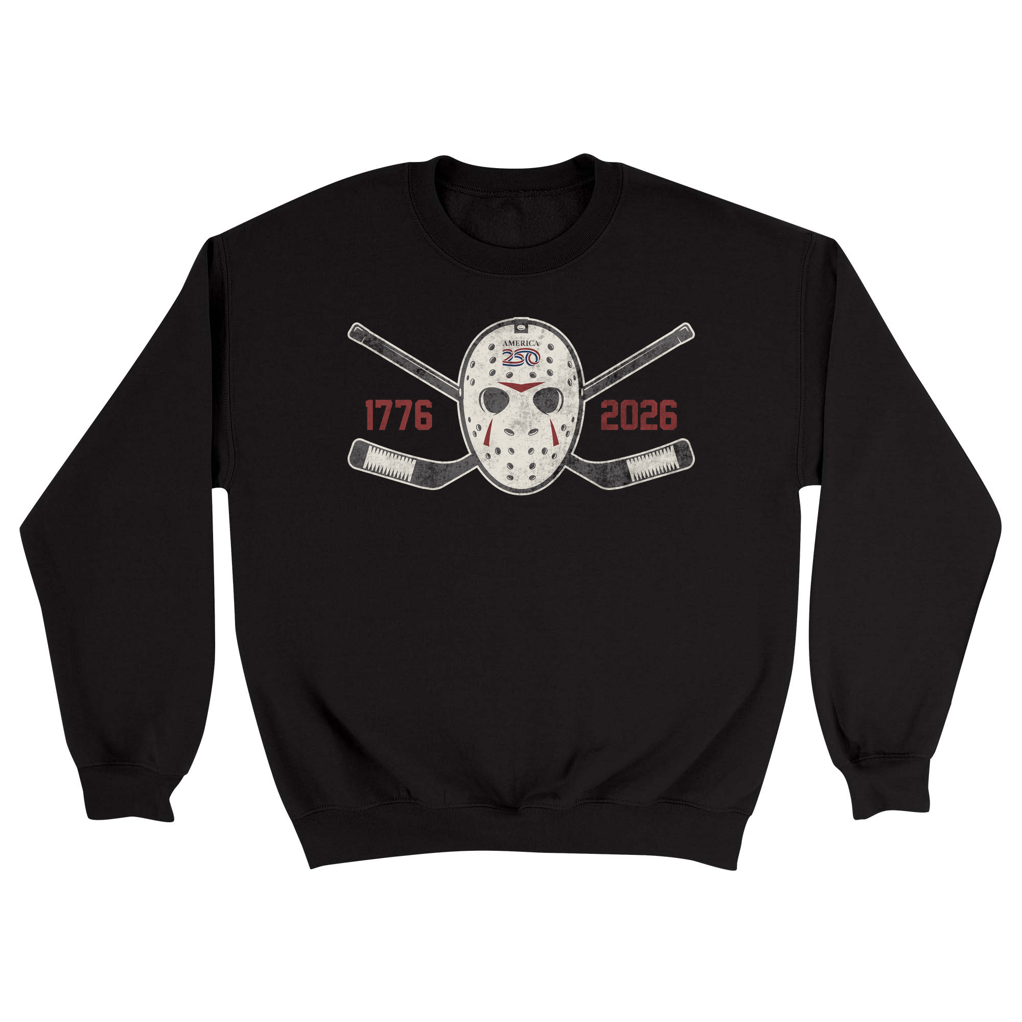 Unisex Small Black Crewneck Sweatshirt