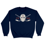 Unisex Small Navy Crewneck Sweatshirt