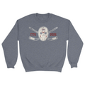 Unisex Small Dark Ash Crewneck Sweatshirt